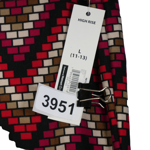 NEW Lounge Pants Womens M Juniors L Chevron 70's 80's Boho High Rise Flare Leg - Picture 8 of 8